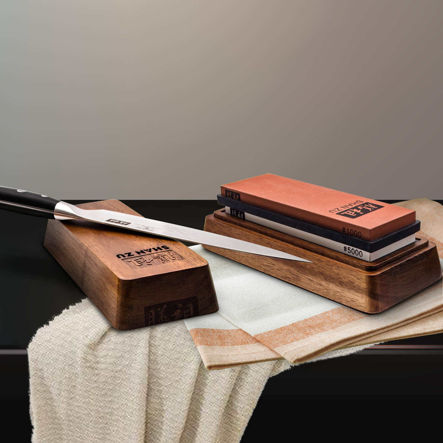 #1000/#5000 avec coffret | Pierre à aiguiser