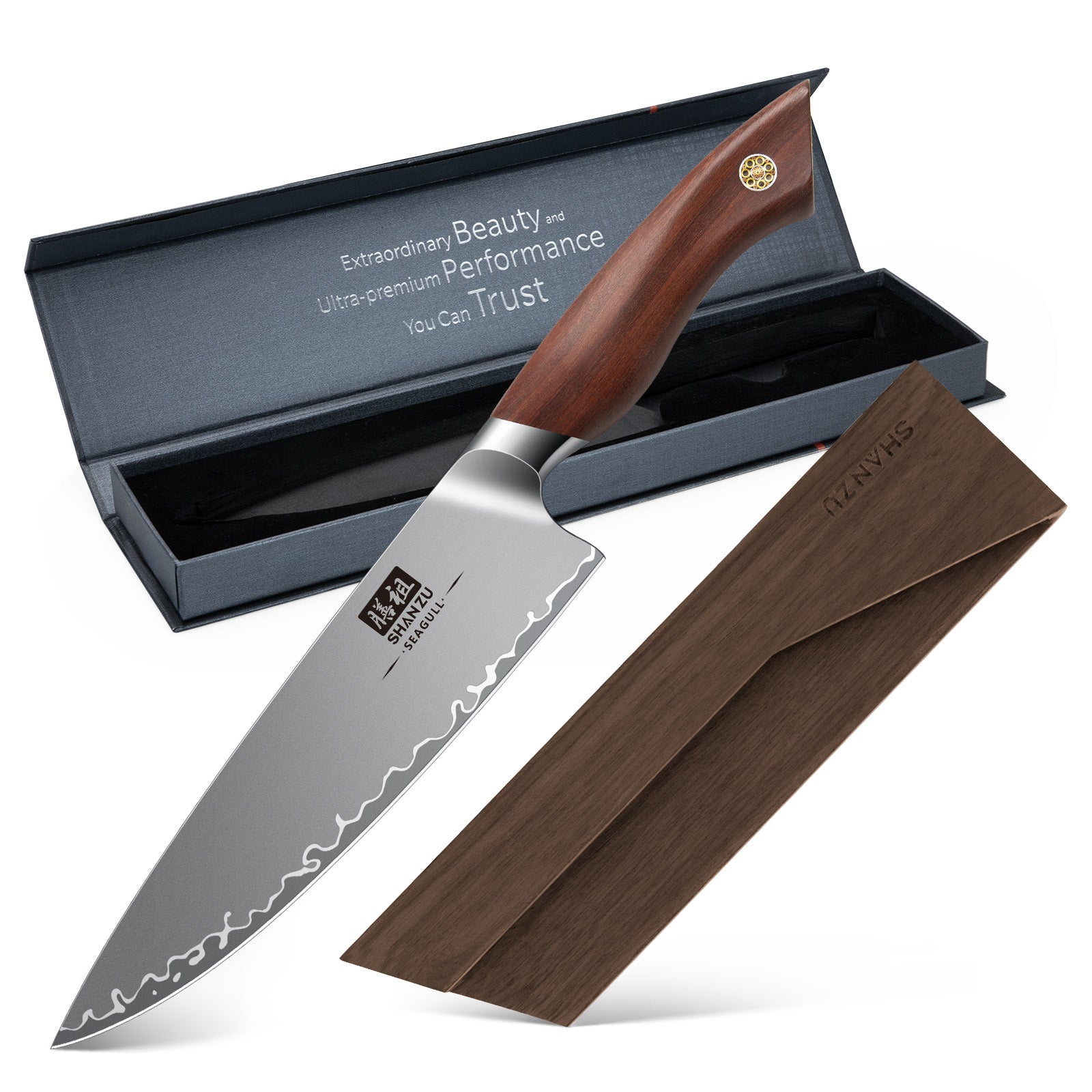 Série SeaGull | S35VN Couteau de Chef 8