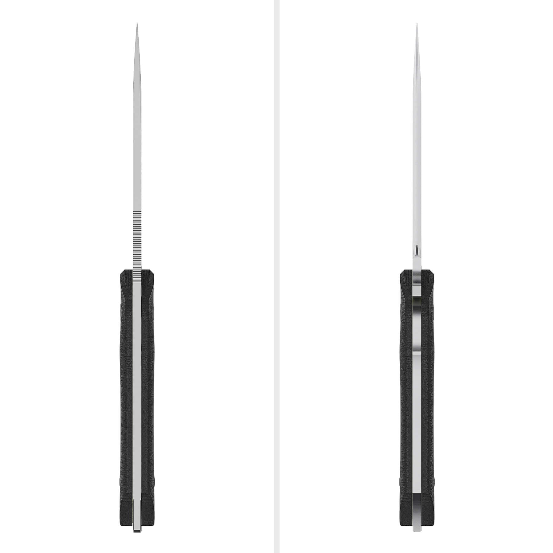 Couteau à Lame Fixe Noir SHAN ZU | Série VESTA