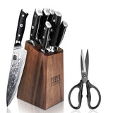 Série  PRO |  Damas 7-Pcs+ Ciseaux de cuisine robustes