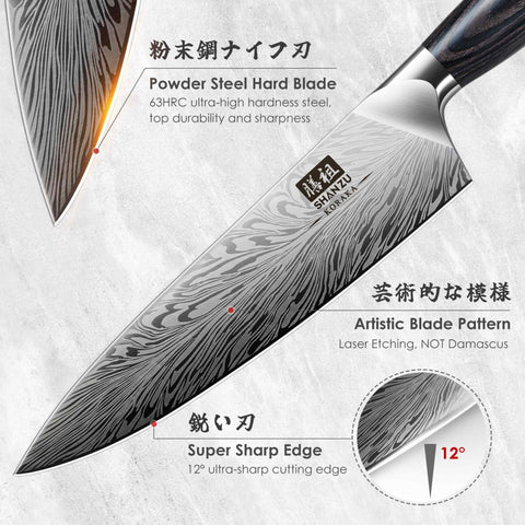 Koraka Series | SHAN ZU Kitchen Chef's Knife