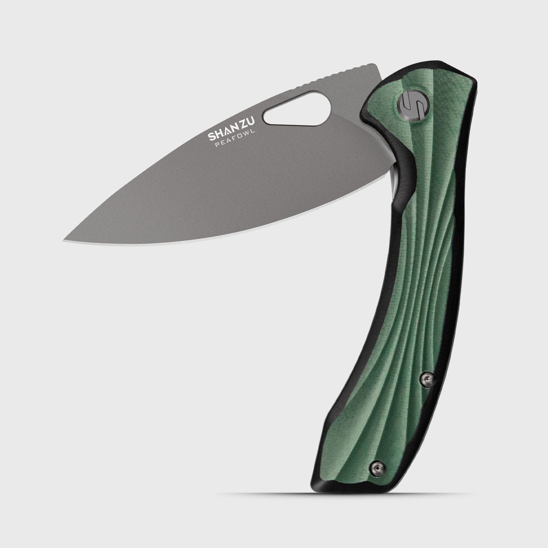 Peafowl | Couteau à verrouillage Liner | Lame ZDF905 de 7.80” & Manche G10