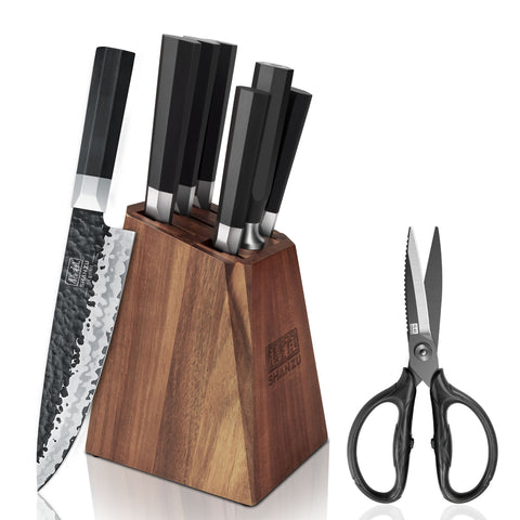 Set de 7 Cuchillos Takumi Japoneses Gyuto Chef