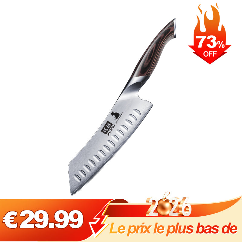 SHAN ZU Ronin | Couteau Santoku 7