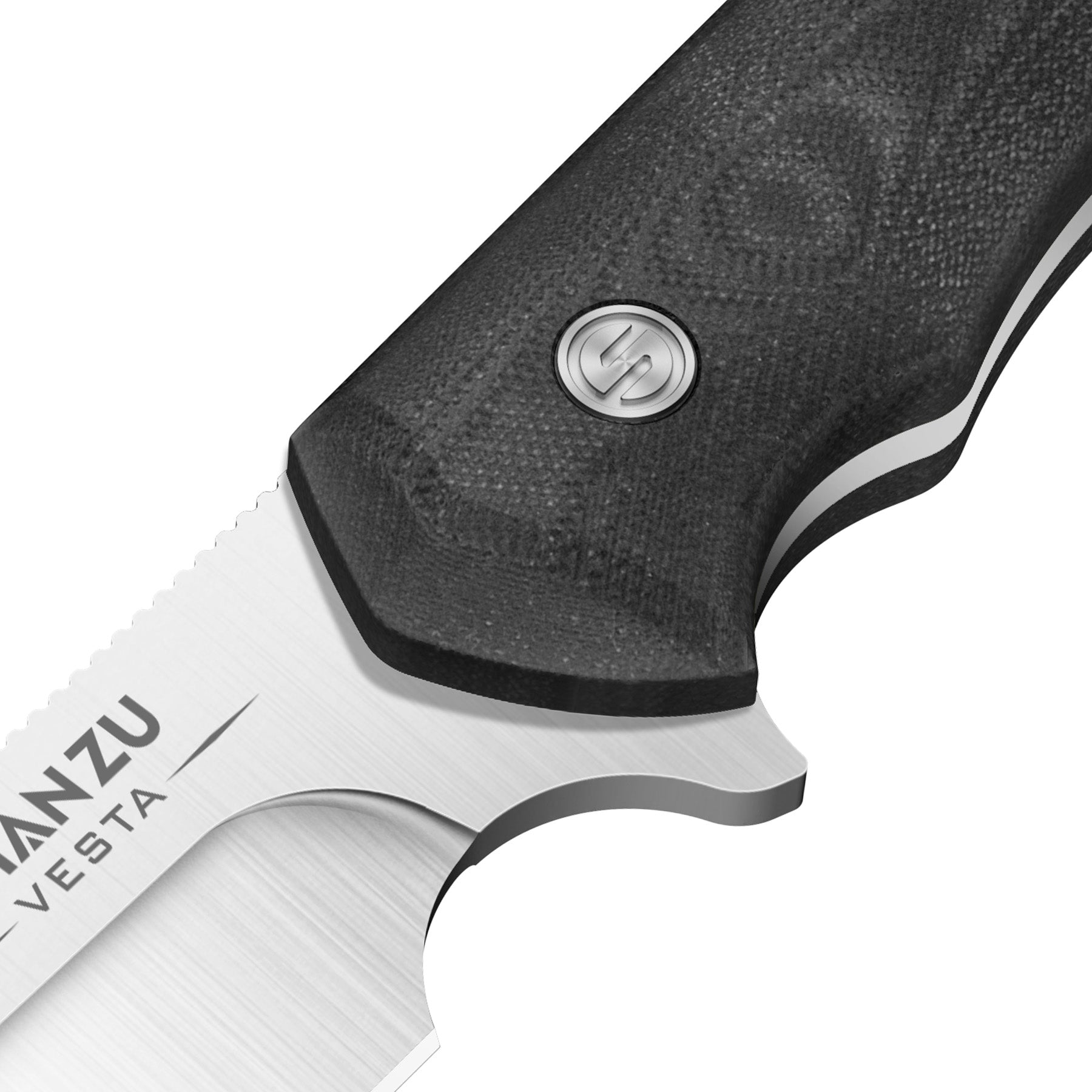 Cuchillo de Hoja Fija Negro SHAN ZU | Serie VESTA