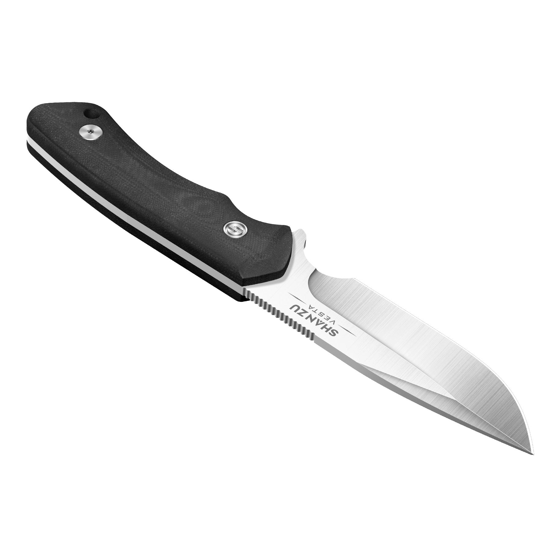 Cuchillo de Hoja Fija Negro SHAN ZU | Serie VESTA