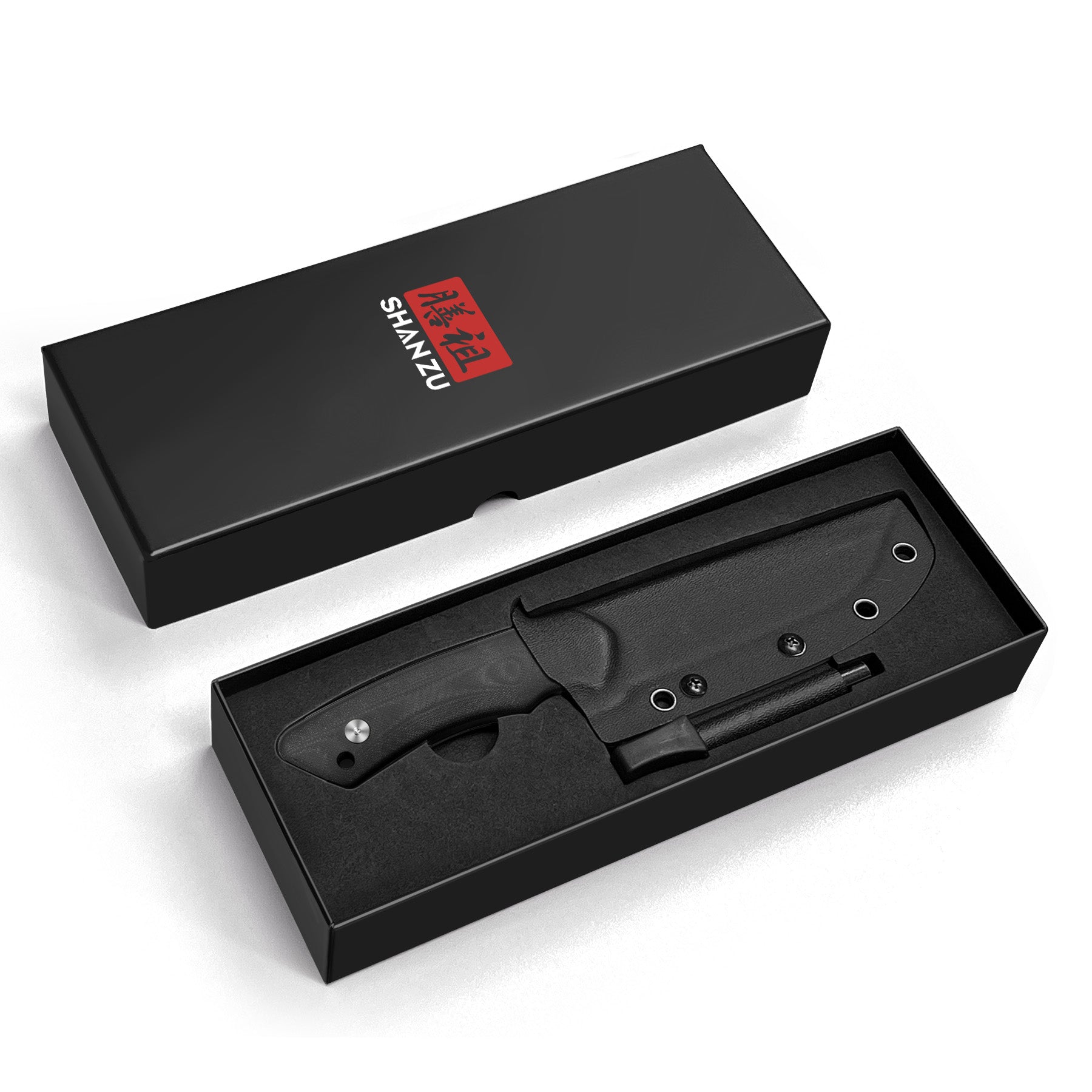 Cuchillo de Hoja Fija Negro SHAN ZU | Serie VESTA