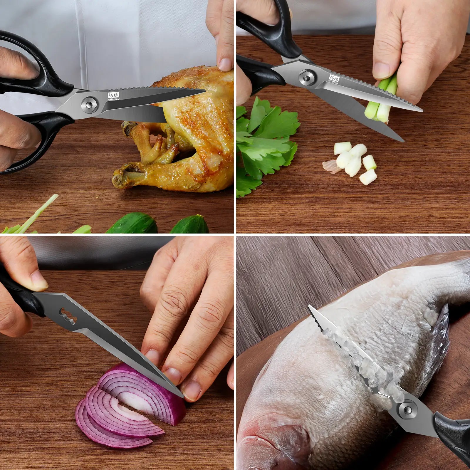 SHAN ZU Ciseaux de cuisine robustes