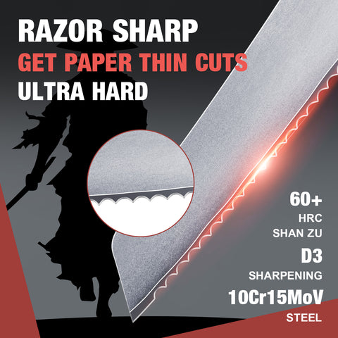 SHAN ZU RONIN | Couteau à Pain 8"