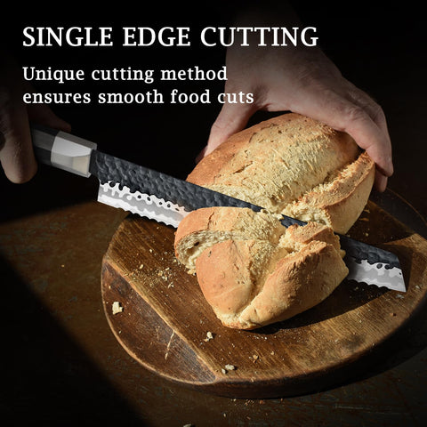 Couteau à pain Gyuto japonais Takumi+Porte-couteaux magnétique