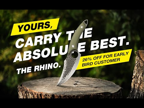 SHAN ZU Couteau de Camping 6“ | Série Rhino