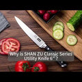 SHAN ZU Couteau Utilitaire 6" | Série Classique