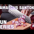 Couteau Santoku Damas SHAN ZU 7'' | Soleil Série
