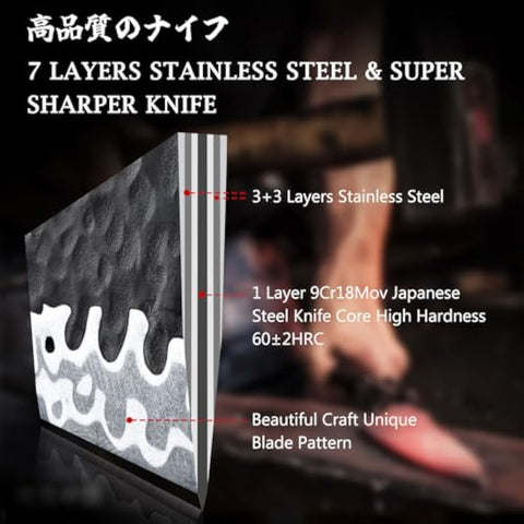 Couteau Utilitaire Japonais Gyuto Takumi