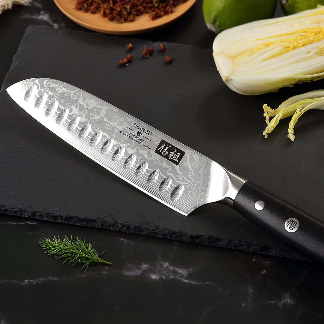 Couteau Santoku Damas 7