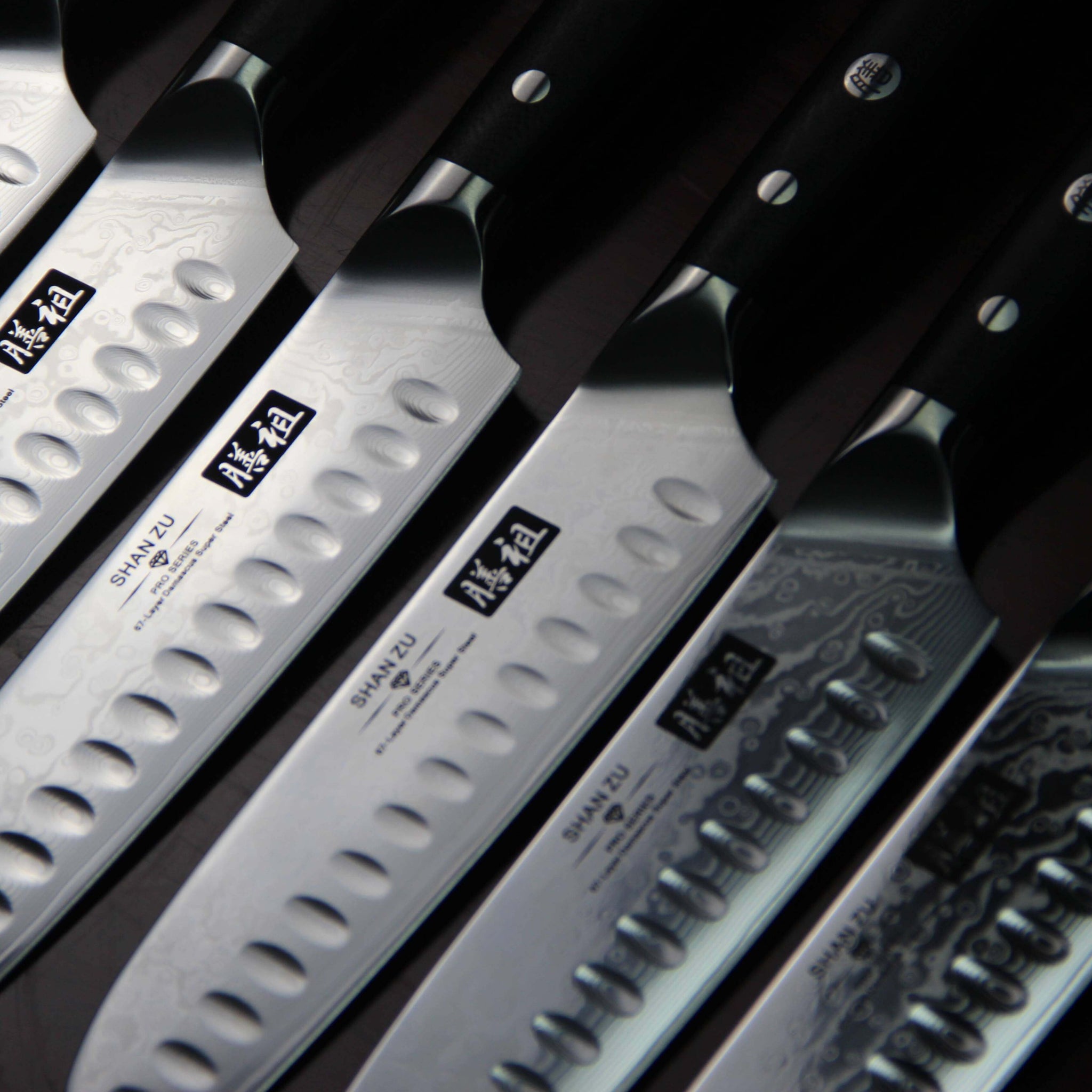 Couteau Santoku Damas 7