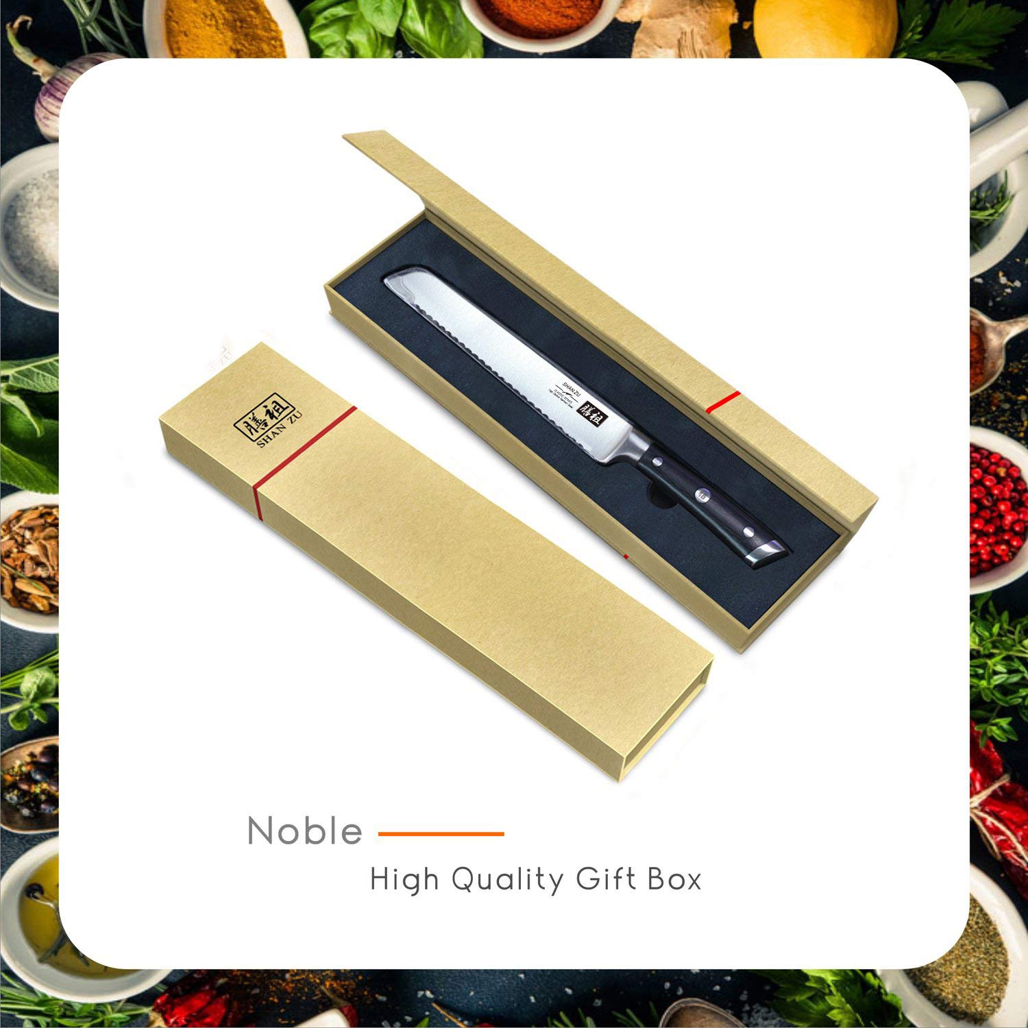 Couteau à pain SHAN ZU 8