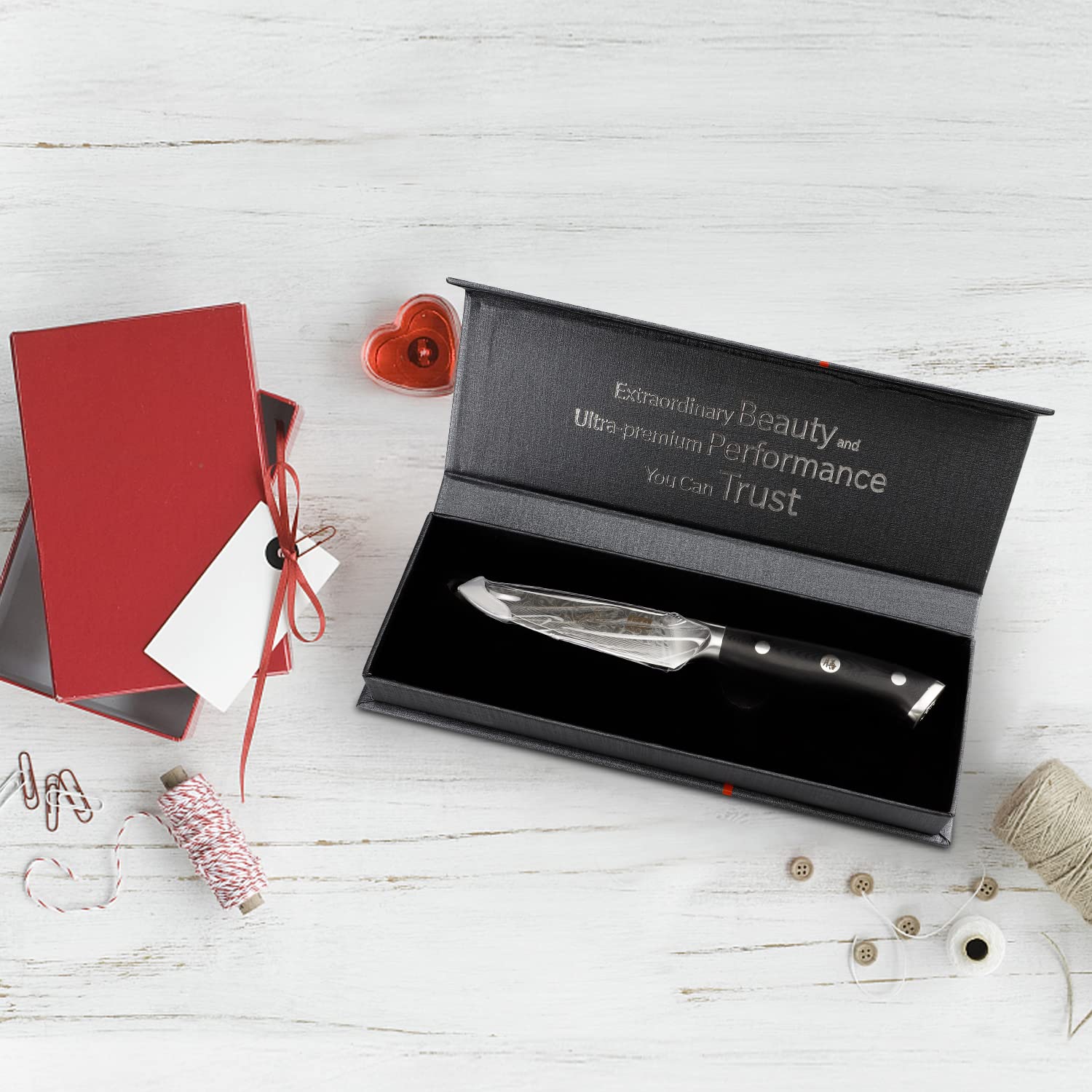 Couteau d'office Damas 3.75