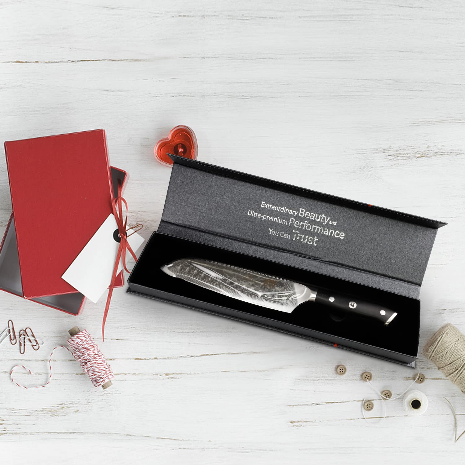 Couteau Santoku Damas 7