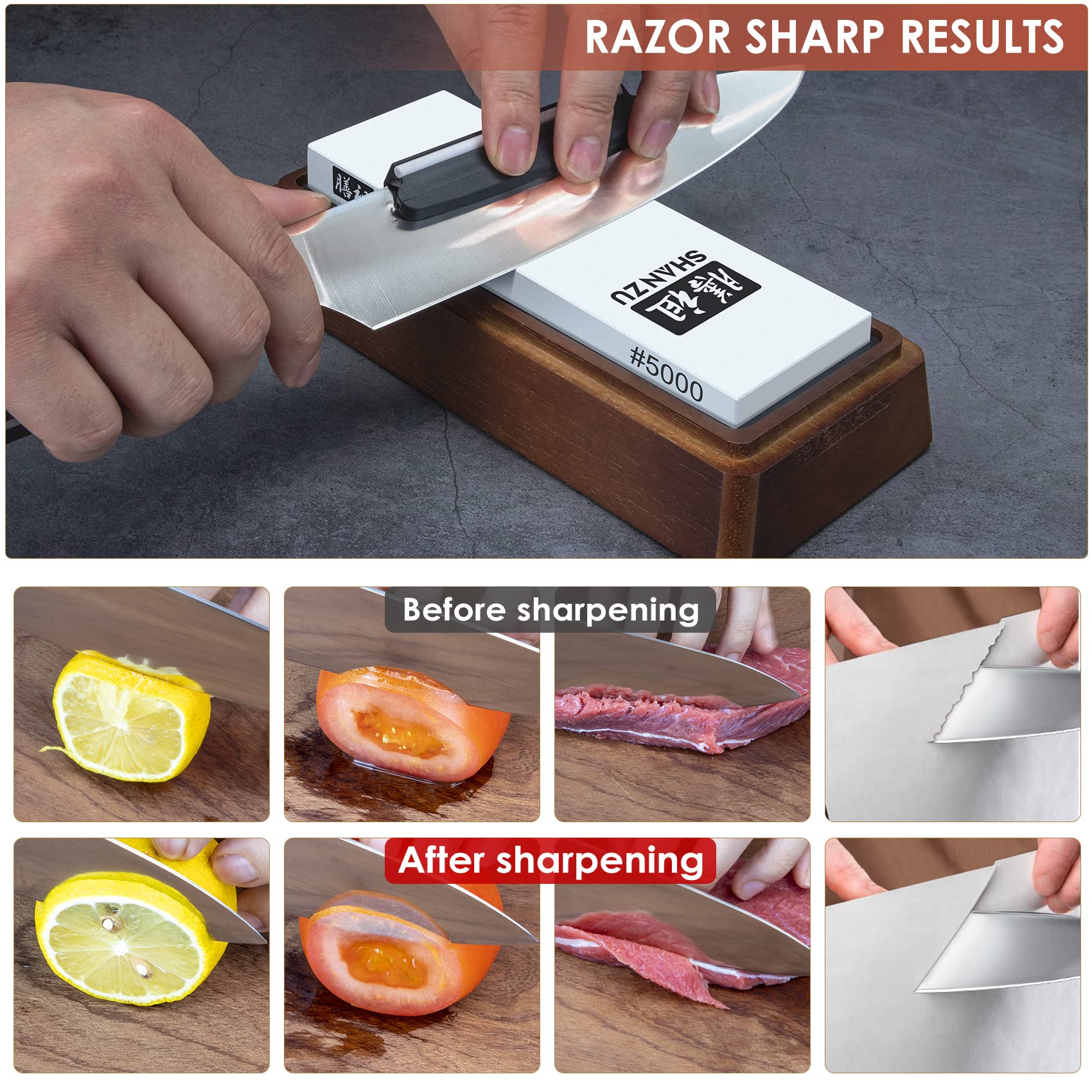 #1000/#5000 avec coffret | Pierre à aiguiser 