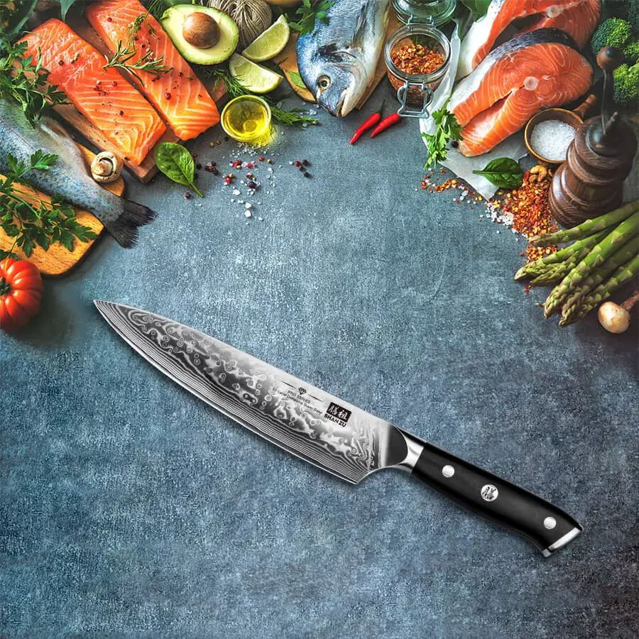 Couteau de chef Damas 8